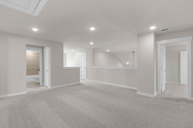 21611 Elmheart Dr, New Caney, TX 77357 - spare room featuring carpet flooring and recessed lighting