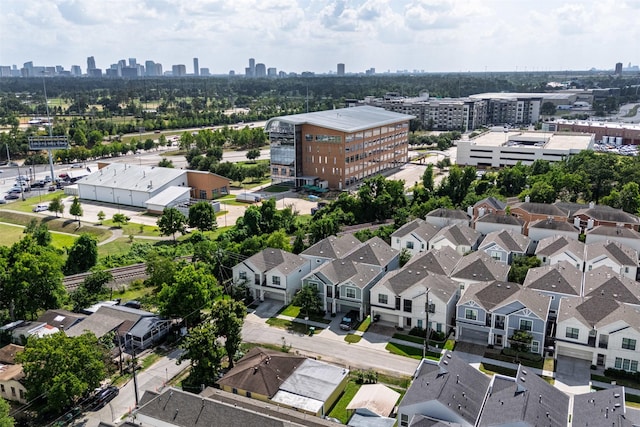 2305 Langston St, Houston, TX 77007 - drone / aerial view of city skyline