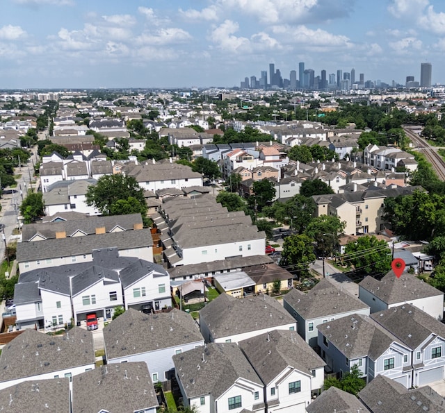 2305 Langston St, Houston, TX 77007 - aerial perspective of suburban area