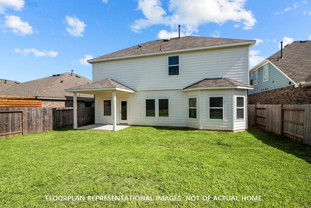 739 Michelia St, Magnolia, TX 77354 - rear view of property with a patio area and a shingled roof