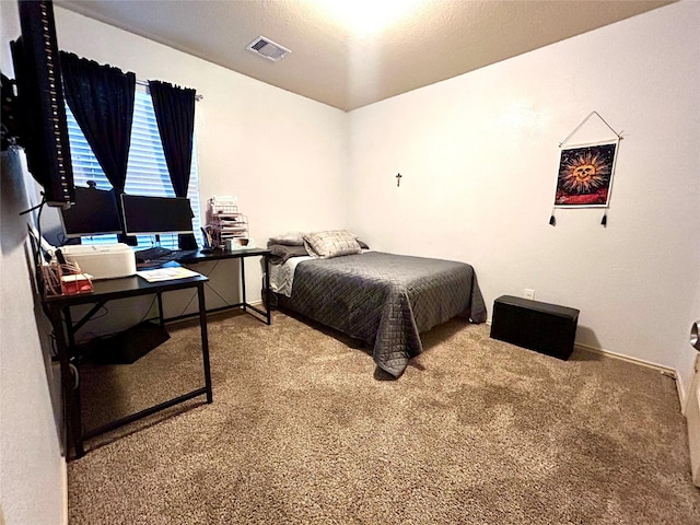 16410 Rodeo River Rd, Houston, TX 77049 - carpeted bedroom with an office area and baseboards