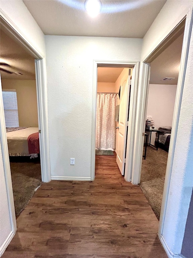 16410 Rodeo River Rd, Houston, TX 77049 - corridor with wood finished floors and baseboards