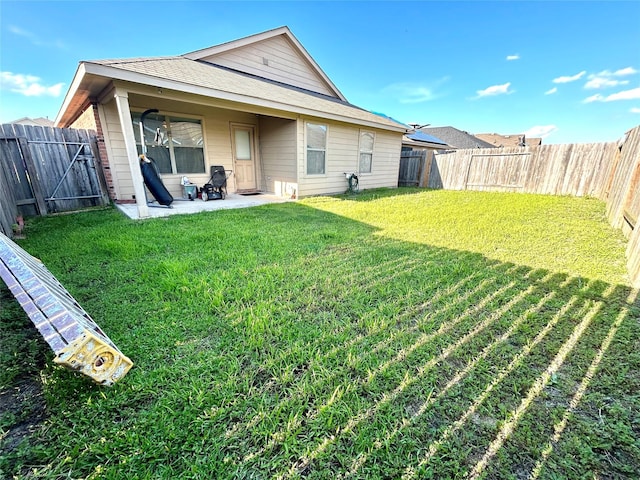 16410 Rodeo River Rd, Houston, TX 77049 - rear view of property with a patio