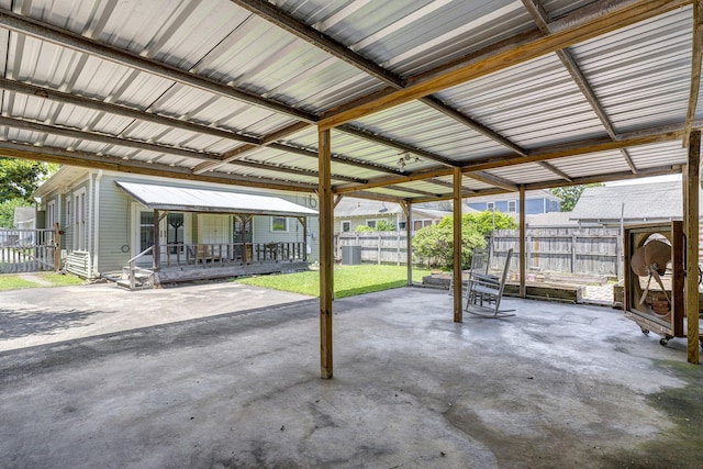 1316 Harvard St, Houston, TX 77008 - view of patio / terrace with a fenced backyard