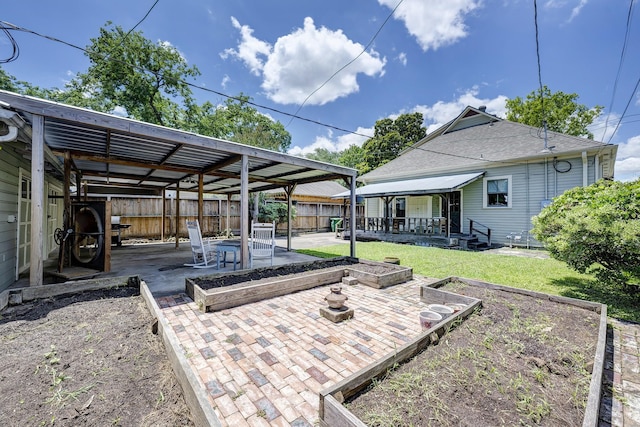 1316 Harvard St, Houston, TX 77008 - view of yard with a patio area