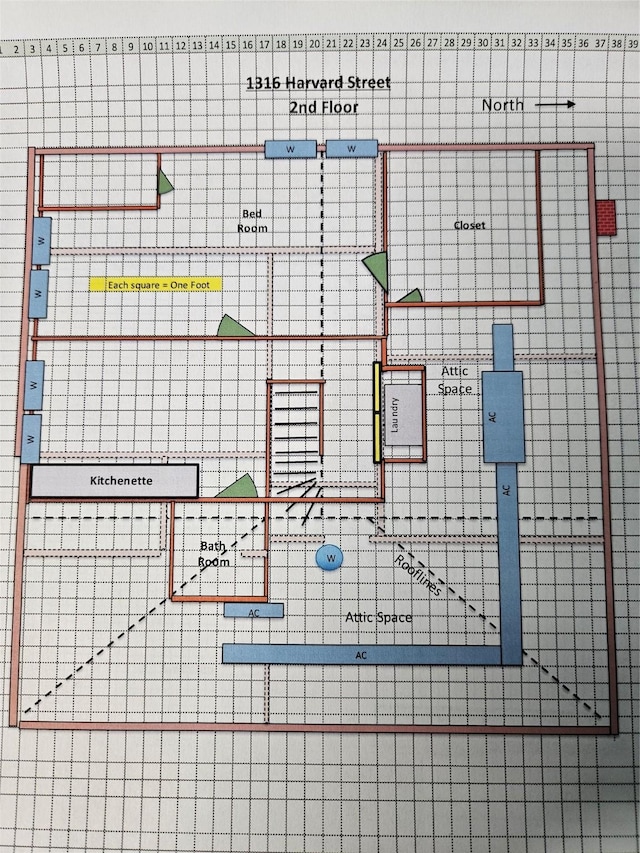 1316 Harvard St, Houston, TX 77008 - property floor plan