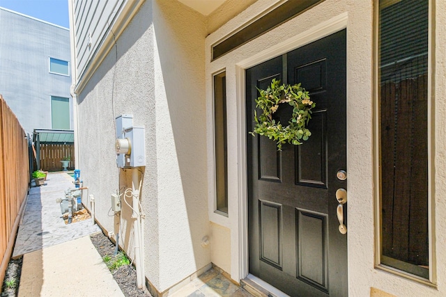 701 Asbury St, Houston, TX 77007 - property entrance featuring stucco siding