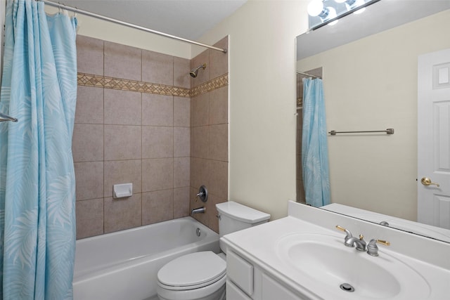 16503 Torry View Ter, Houston, TX 77095 - full bath with shower / tub combo with curtain, toilet, and vanity