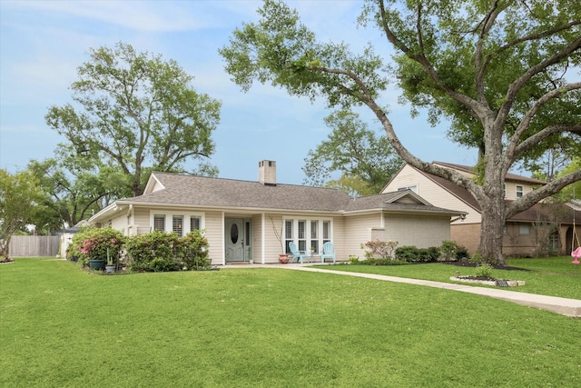 1926 Mapleton Dr, Houston, TX 77043 - view of front of home with a chimney