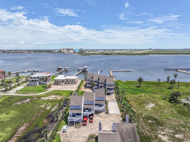 8111 Broadway St Unit 7, Galveston, TX 77554 - drone / aerial view of a nearby body of water