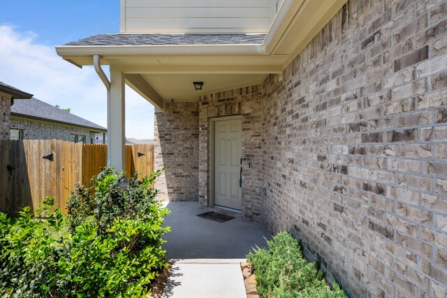 10902 Webber Ln, Texas City, TX 77591 - view of exterior entry with brick siding