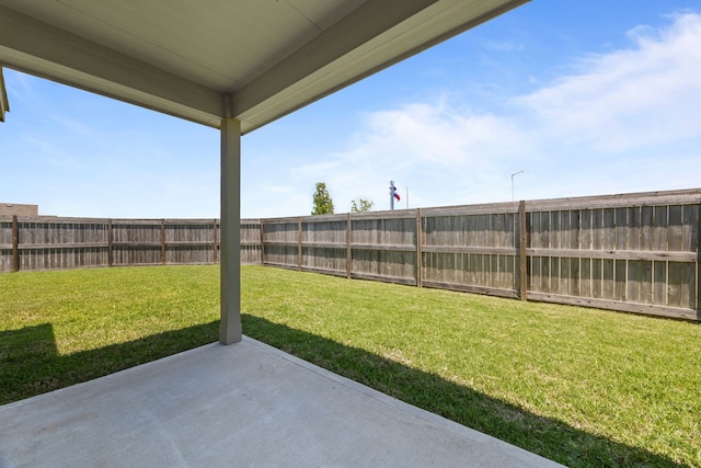 10902 Webber Ln, Texas City, TX 77591 - view of yard with a patio area