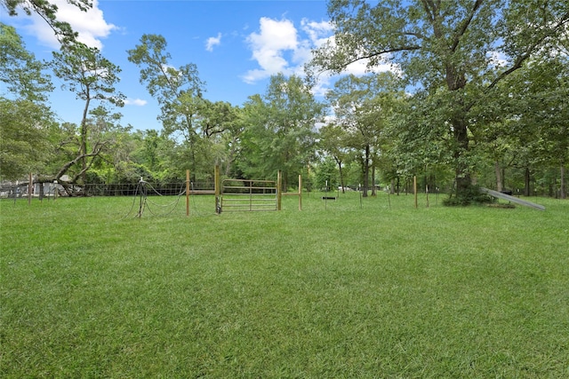 6803 E Treaschwig Rd, Spring, TX 77373 - view of yard