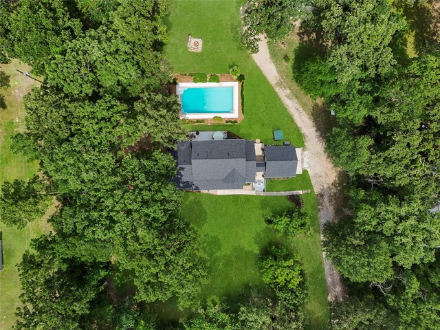 6803 E Treaschwig Rd, Spring, TX 77373 - drone / aerial view of a pool