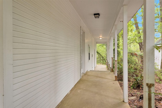 24614 Spruce, Huntsville, TX 77320 - view of patio / terrace with covered porch