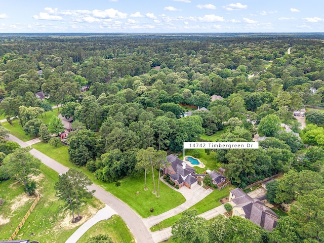 14742 Timbergreen Dr, Magnolia, TX 77355 - bird's eye view of a forest