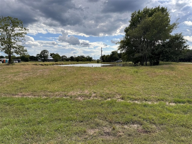 3876 Hummingbird, Bedias, TX 77831 - view of yard with a water view
