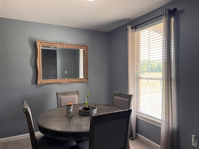 3876 Hummingbird, Bedias, TX 77831 - carpeted dining space with baseboards