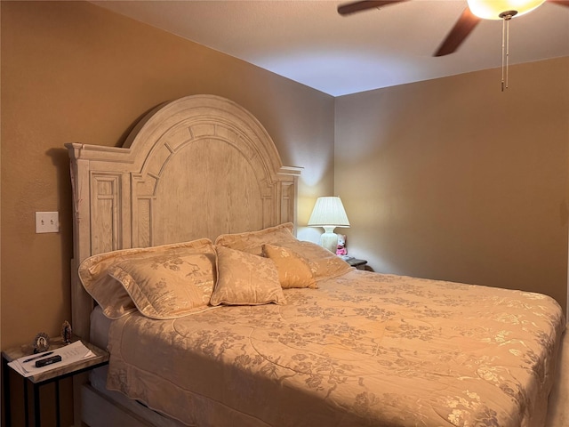 3876 Hummingbird, Bedias, TX 77831 - bedroom featuring a ceiling fan