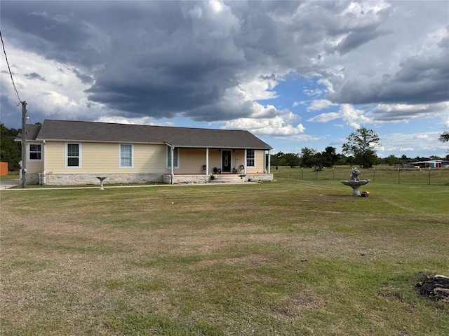 3876 Hummingbird, Bedias, TX 77831 - view of front of property featuring a porch