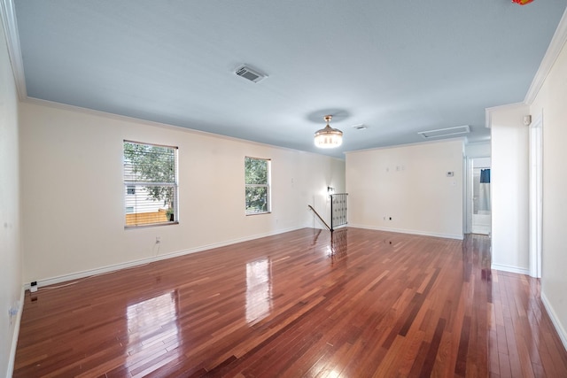 20151 Pioneer Ridge Dr, Cypress, TX 77433 - unfurnished room featuring wood-type flooring, crown molding, and baseboards