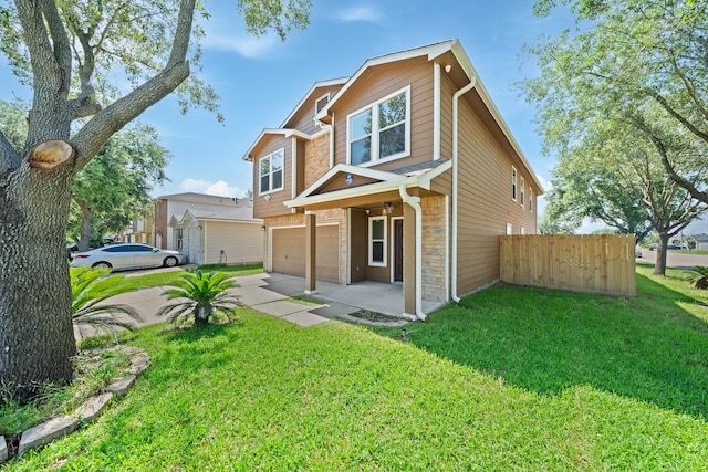 20151 Pioneer Ridge Dr, Cypress, TX 77433 - view of front facade with an attached garage and concrete driveway