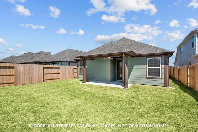20526 Draper Rd, Tomball, TX 77377 - back of house with a patio and roof with shingles