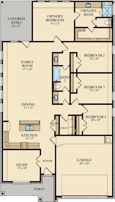 22065 Juniper Crossing Dr, New Caney, TX 77357 - room layout