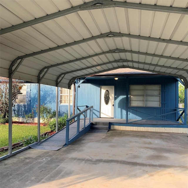 324 Persimmon Rd, Onalaska, TX 77360 - view of parking / parking lot with a carport
