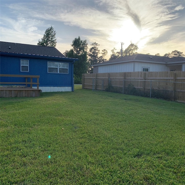 324 Persimmon Rd, Onalaska, TX 77360 - view of yard at dusk