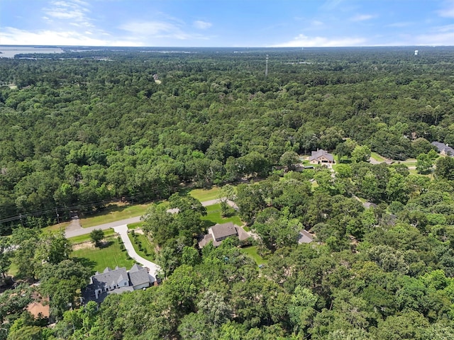 711 Valley Commons Dr, Huffman, TX 77336 - aerial view of property's location with a heavily wooded area