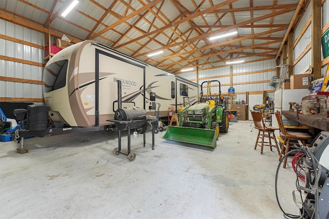 711 Valley Commons Dr, Huffman, TX 77336 - garage with metal wall