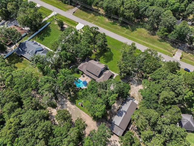 711 Valley Commons Dr, Huffman, TX 77336 - aerial view of property's location with a pool area