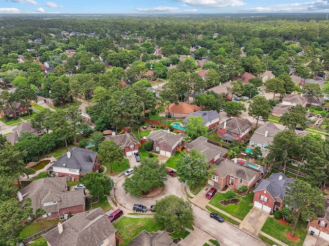 17150 Mountain Crest Dr, Spring, TX 77379 - aerial perspective of suburban area