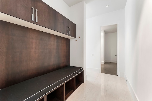 3214 W Benders Landing Blvd, Spring, TX 77386 - mudroom featuring light tile patterned floors and baseboards