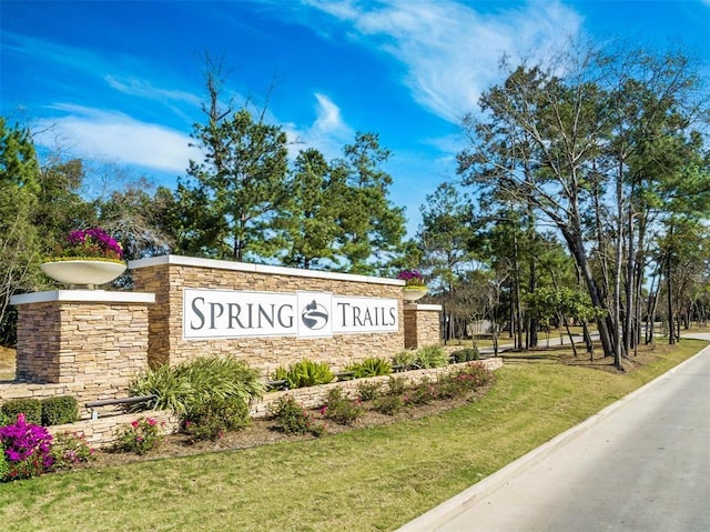 27506 Colin Springs Ln, Spring, TX 77386 - community / neighborhood sign featuring a yard