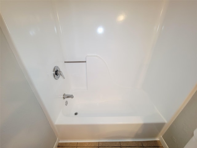 6722 Loch Bruceray Dr, Houston, TX 77084 - bathroom with tile patterned flooring and tub / shower combination