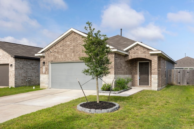 24719 Colony Meadow Trl, Huffman, TX 77336 - view of front of home featuring brick siding, driveway, an attached garage, and roof with shingles