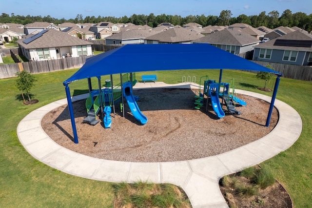 24719 Colony Meadow Trl, Huffman, TX 77336 - community jungle gym with a residential view