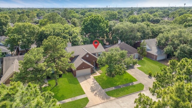 10011 Storm Meadow Dr, Houston, TX 77064 - view from above of property