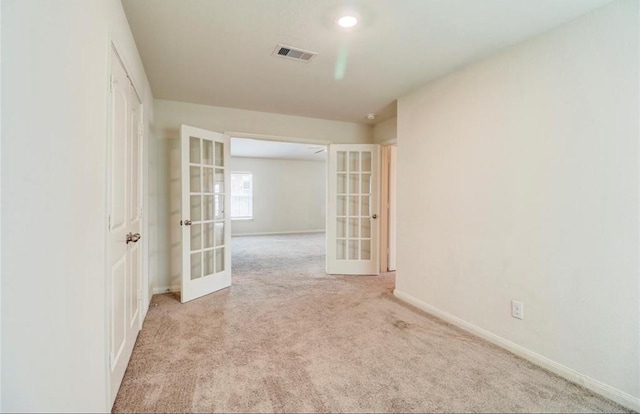 2037 Mule Rdg, Katy, TX 77493 - carpeted spare room featuring french doors and baseboards