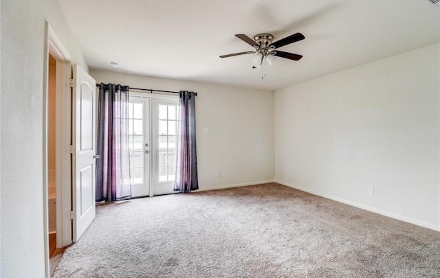 2037 Mule Rdg, Katy, TX 77493 - empty room with carpet floors, ceiling fan, and baseboards