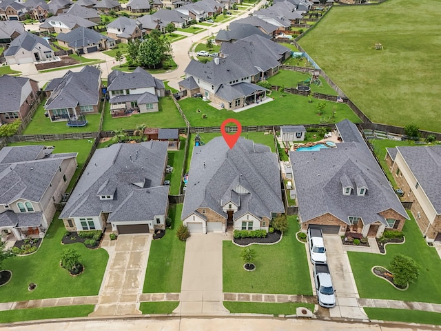 1810 Evergreen Bay Ln, Katy, TX 77494 - aerial view of residential area