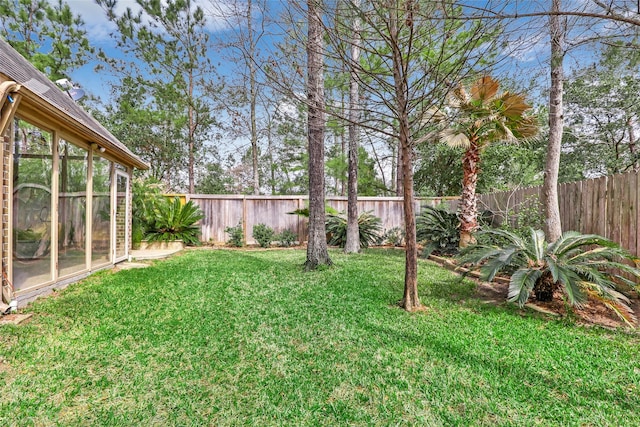 23335 Robinson Pond Dr, New Caney, TX 77357 - view of yard with a sunroom
