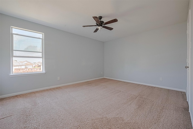 4918 Alder Bend Ln, Richmond, TX 77469 - carpeted spare room with baseboards and a ceiling fan