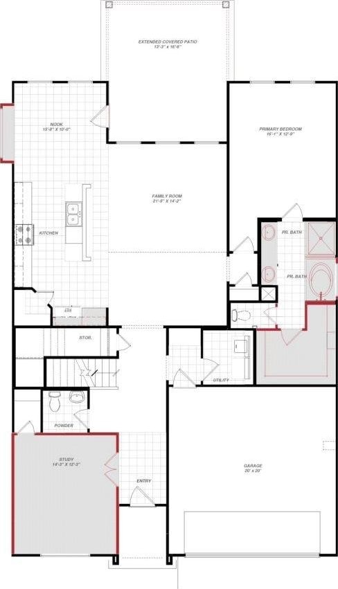 2213 Sonder Shore Dr, Katy, TX 77493 - home floor plan