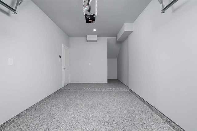 18834 Elegance Ave, Spring, TX 77379 - garage featuring a garage door opener and recessed lighting