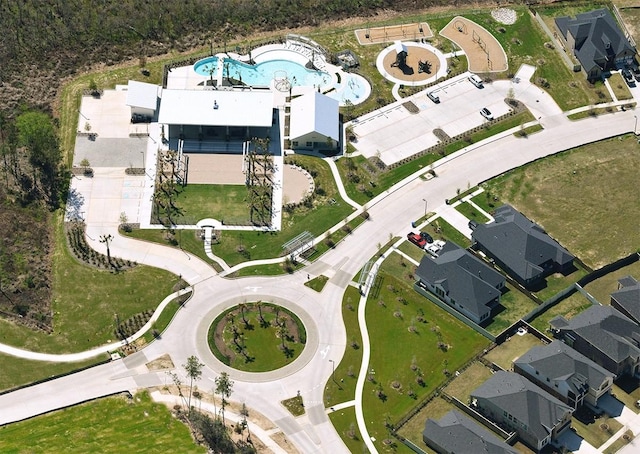 17786 Tree Of Heaven, Conroe, TX 77385 - aerial overview of property's location with a pool area