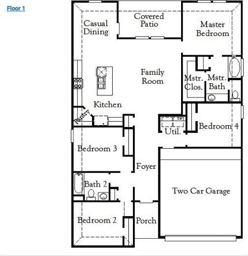 12339 Ridge Top Ct, Conroe, TX 77304 - home floor plan