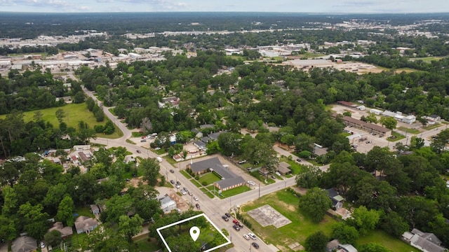 507 Silverdale Dr, Conroe, TX 77301 - aerial view of property and surrounding area featuring property parcel outlined